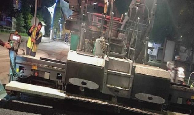 Turan Güneş Caddesi Yol Bakım Timi tarafından asfaltlandı