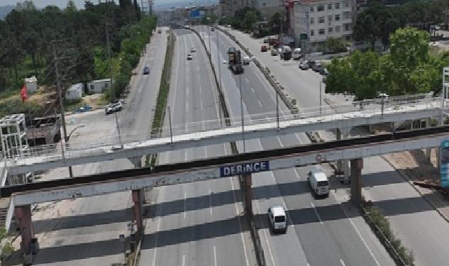 60 Evler yaya üstgeçidi tamamlanıyor