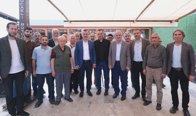 Başkan Büyükakın, Derince İmaret Camii’nde vatandaşlarla sohbet etti