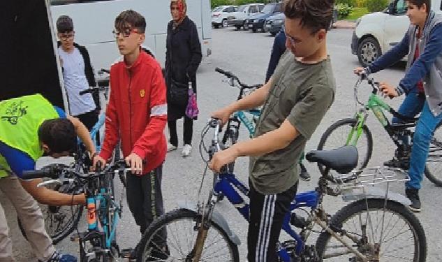 Bisiklet Tamir Çadırları Konyalıların Hizmetinde