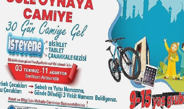 Canik’te Camiye Giden Çocuklar Birbirinden Güzel Hediyelerin Sahibi Olacak