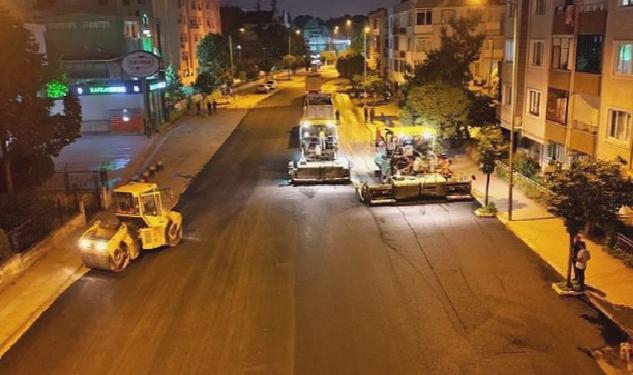 İnegöl Belediye Başkanı Alper Taban Park Caddesinde Sıcak Asfalt Tamamlandı