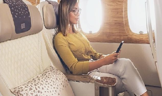 Tüm Emirates yolcuları artık uçuşları sırasında ücretsiz Wi-Fi bağlantısından yararlanabiliyorlar