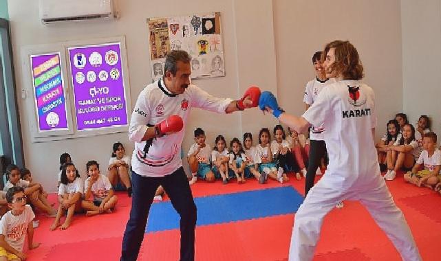 Çukurovalı çocuklar spor yapıyor