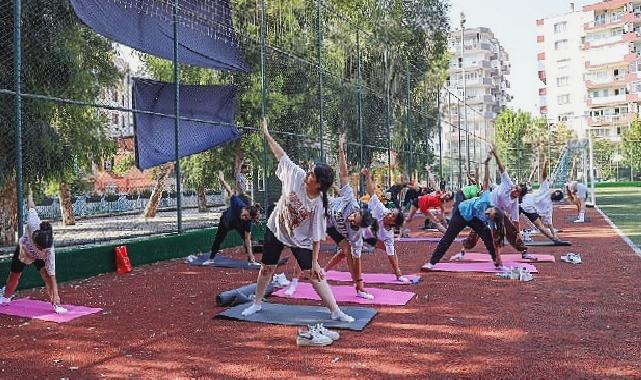 Karşıyaka’da açık havada spor keyfi başladı