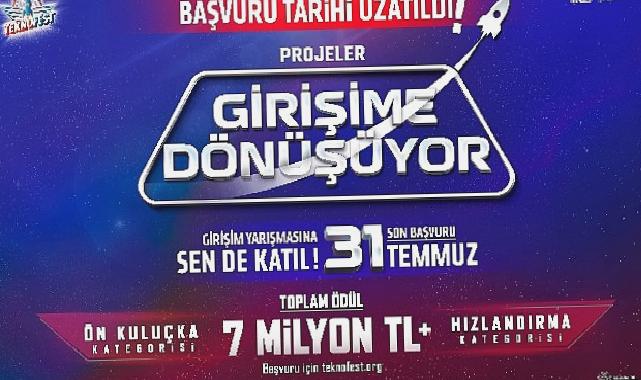 TEKNOFEST Projeleri Girişim Yarışması Başvuruları Uzatıldı