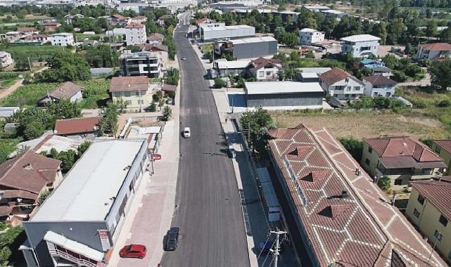 Başiskele Kullar Caddesi asfaltlandı
