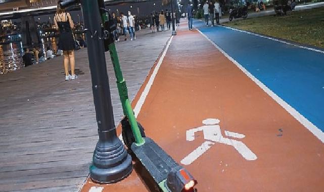 Skuter hız sınırı 5 ilçede 12.5 KM/Saat oldu