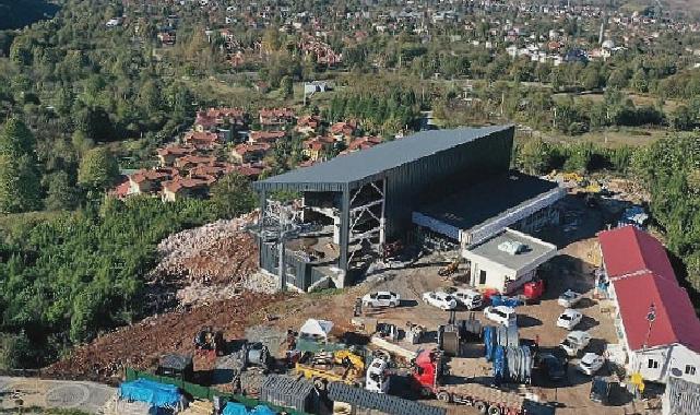 Teleferik’te ana hat boyunca haberleşme halatı