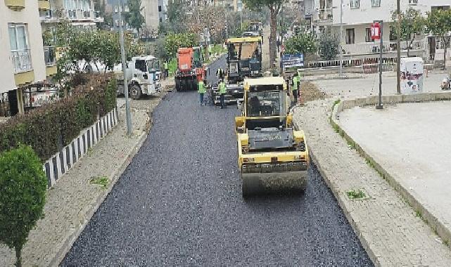 Aydın Büyükşehir Belediyesi’nden Efeler’e asfalt hamlesi