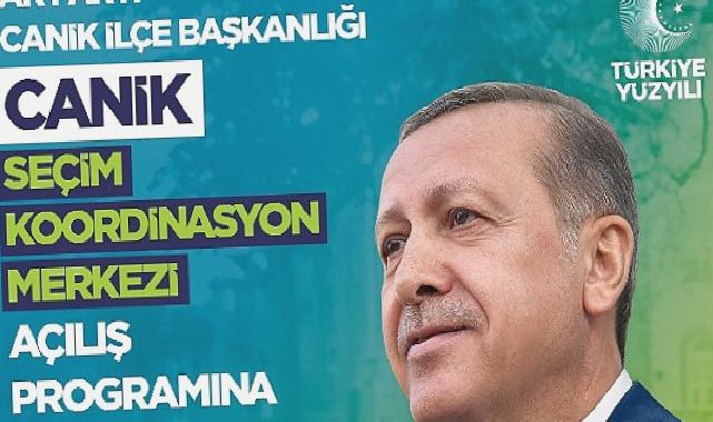 Cumhur İttifakı AK Parti Canik Seçim Koordinasyon Merkezi Açılıyor