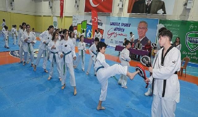 Gaziemir’in taekwondocularından kuşak mücadelesi