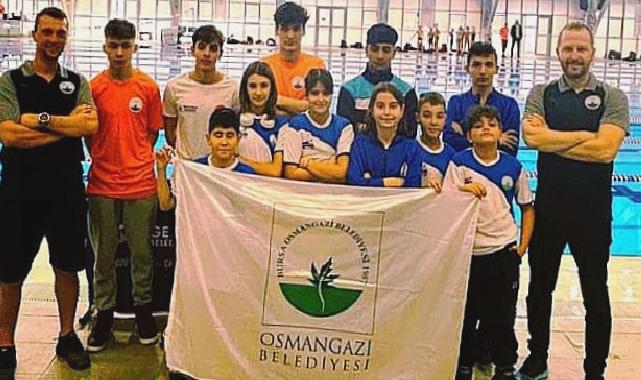 Osmangazili yüzücülerden büyük başarı