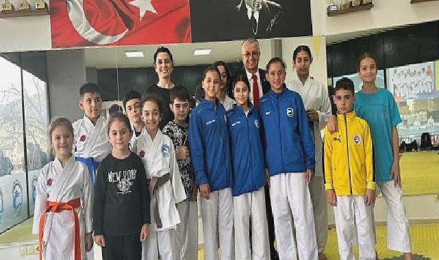Başkan Topaloğlu’ndan karatecilere ziyaret