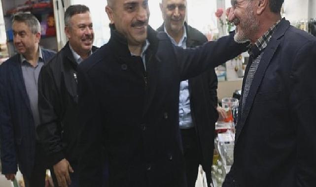 Çiftçi, Muammer Aksoy Caddesi esnafıyla buluştu