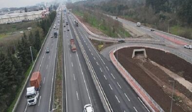 Stadyum bağlantı yolunda tamamlanan kısımlar trafiğe açıldı