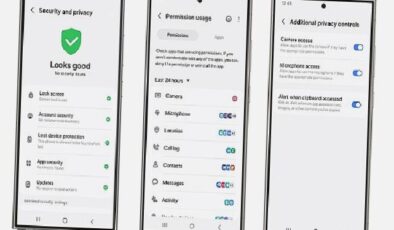Samsung Galaxy’nin Güvenlik ve Gizlilik Panosu sayesinde kişisel verilerin kontrolü tamamen kullanıcının elinde