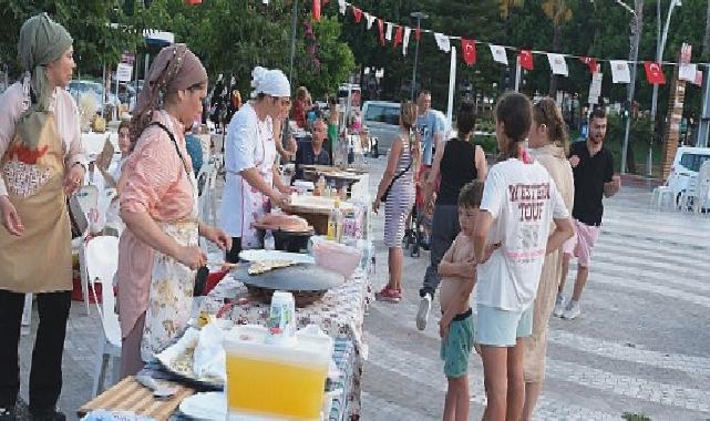 Kemer’de üreten ev hanımları kermesi