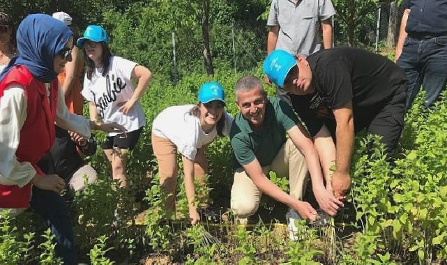 Özel çocuklarımız sebze ve aromatik bitki yetiştiriyor